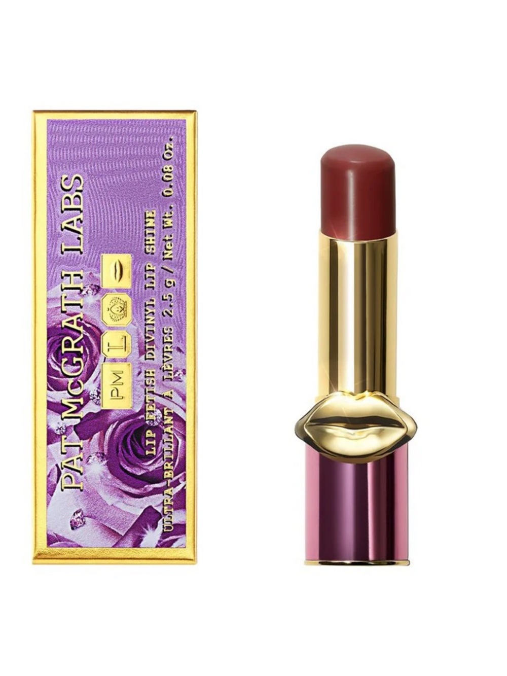 BNIB PAT MCGRATH LABS LIP FETISH DIVINYL LIP SHINE SHADE FLESH 7 Shine 598